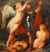 Peter Paul Rubens Crowning of the Hero oil on canvas